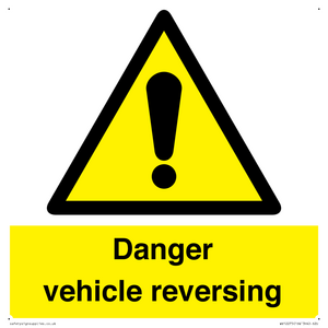 Danger Vehicles Reversing